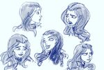 Evie's expression sheet