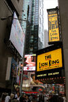 Il Re Leone Insegne in Time Square