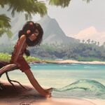 Moana painting RyanLang