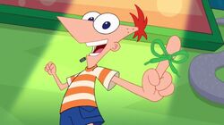 Phineas with aglet