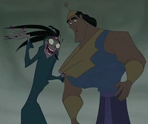 Yzma le dice a Kronk que piensa acabar con Kuzco.