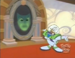 Donald dressed as Buzz in the House of Mouse episode "House Ghosts"