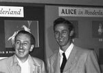 Walt Disney with his nephew Roy E. Disney.