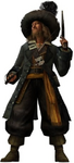 El Capitán Barbossa en Kingdom Hearts.
