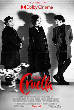 Cruella Movie Film 2021 Poster Art Wall Poster No Frame 