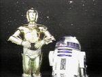 R2-D2 and C-3PO in Donald Duck's 50th Birthday