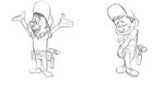 Fix-It Felix concept drawings