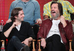 Jim Carrey and Michael Angarano speak at the I'm Dying Up Here panel during the 2017 Winter TCA tour.