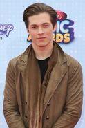 Leo Howard attending the 2015 Radio Disney Music Awards.