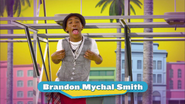 Brandon Mychal Smith's credit in the opening