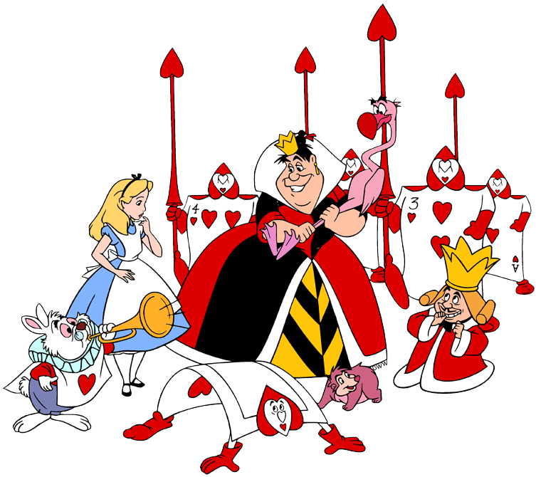 Alice in Wonderland Croquet with Queen of Hearts Figure