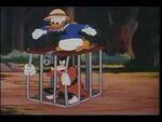 Donald has goofy in cage