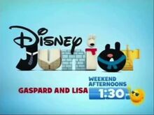 Gaspard and Lisa - Disney Junior Logo