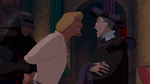 Frollo: "And look what else I've caught in my net. Captain Phoebus, back from the dead. Another "miracle," no doubt. I shall remedy that."