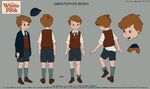 Colored model sheet for the 2011 film