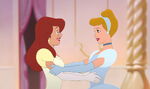 Anastasia thanks Cinderella for her help