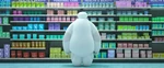 Baymax shopping for tampons