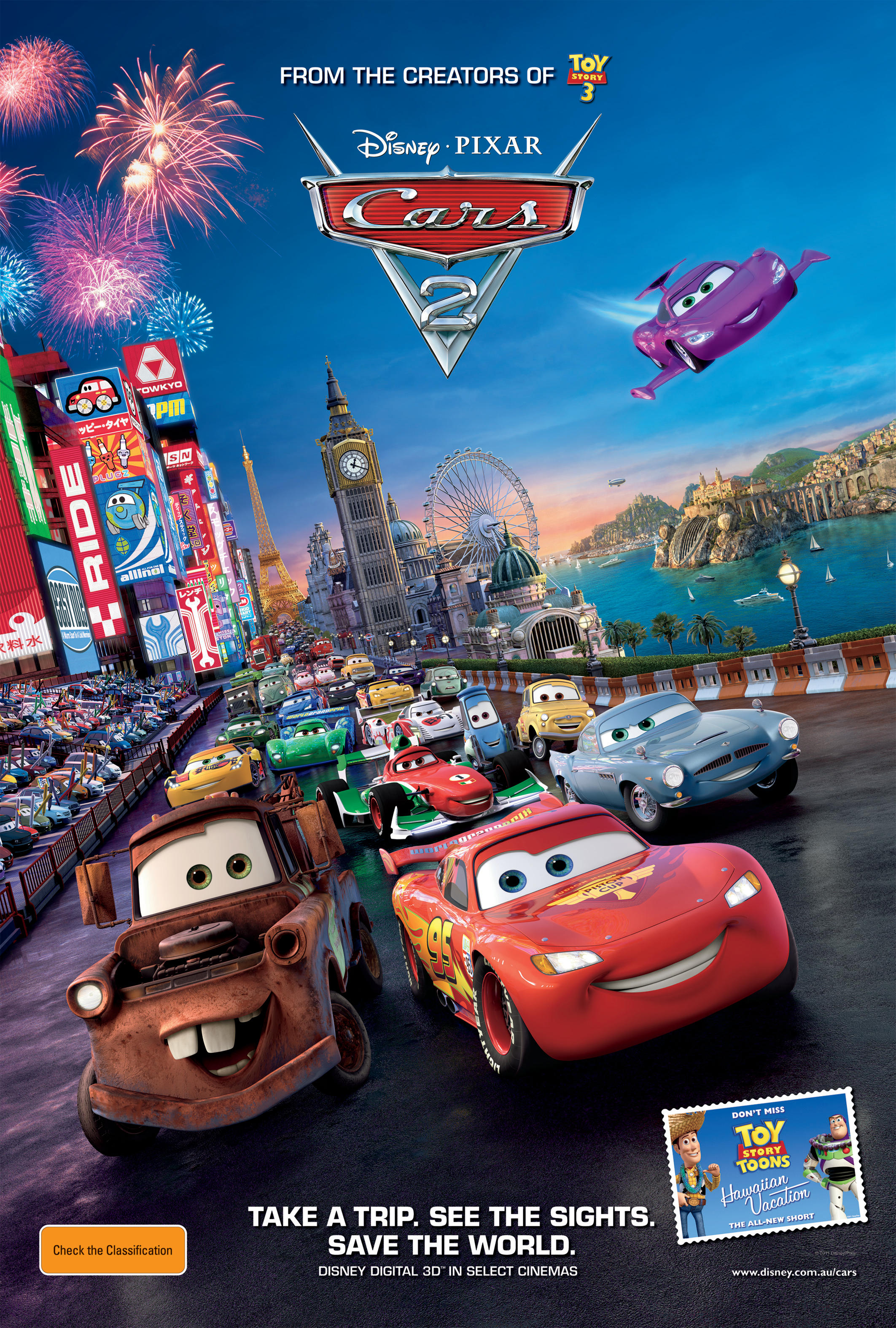 Cars 2, The cars Wiki