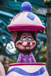 The Dormouse figure used at the ride, as seen at Disneyland Paris