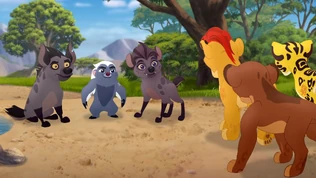 Janja and Jasiri arrive at the Tree of Life to warn the Lion Guard of Zira's return.