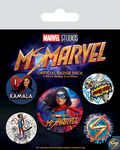Ms. Marvel Badge Pack