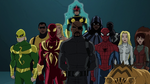 Nick Fury with Spider-Man New Warriors USMWW