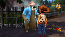 Br'er Bear in Kinect: Disneyland Adventures.
