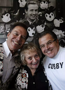 Three original Mouseketeers (from left) Bobby, Sharon, and reunited at the Walt Disney Family Museum on November 20, 2010.