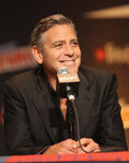 George Clooney speaks at the 2014 New York Comic Con.