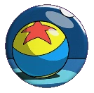 The "Bouncy Ball" badge in Disney Heroes: Battle Mode