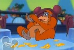 Louie in a rare close-up cameo on House of Mouse.