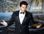 Mark Wahlberg speaks onstage at the 85th annual Academy Awards in February 2013.