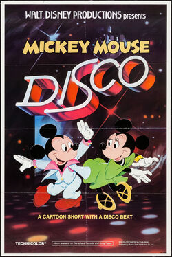 Mickey mouse disco 1980 poster