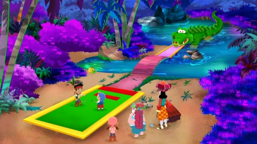 Pirate Putt-Putt CourseHole one