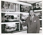Disney reviewing Eyvind Earle's artwork for Sleeping Beauty.