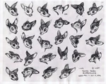 Bambi expressions by Marc Davis
