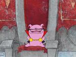 Chuckles relaxes throne