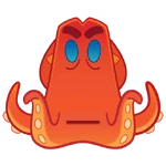 Hank's emoji for Disney Emoji Blitz