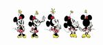 5 poses for Minnie Mouse