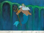 Production Cel for King Triton.