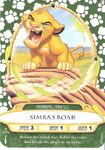 Simba's Sorcerers of the Magic Kingdom spell card.