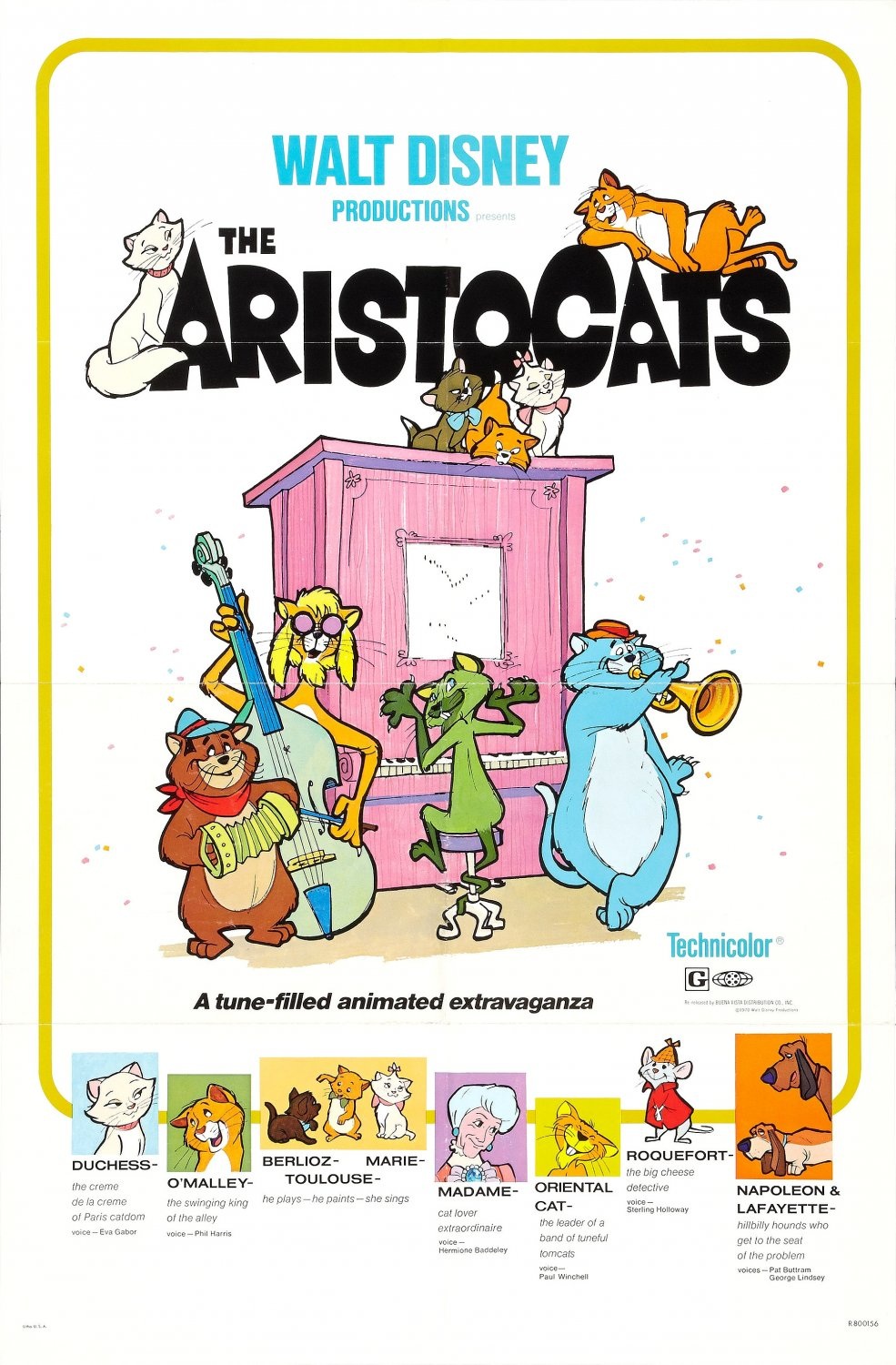 Disney Aristocats Film Carattere The Figura-O'Malley THE Alley Cat 