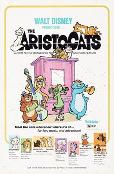 True Original Aristocats Theatrical Poster