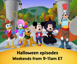 Mickey Mouse Clubhouse DVD poster: Mickey's Treat [Disney] Halloween