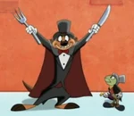 Timón con Pepito Grillo en House of Mouse