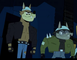 Hack Smashnikov (right) (DuckTales reboot; first appearance)