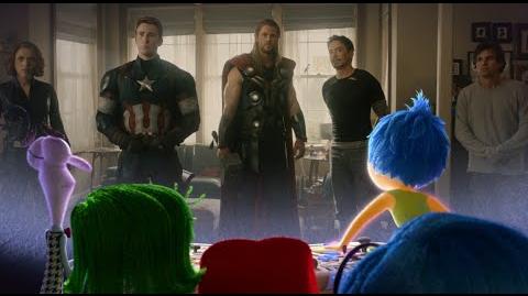 Inside Out Emotional Reaction to Avengers Age of Ultron Trailer