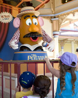 Animatronic Mr. Potato Head as seen at Disneyland