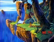 Gruffi at the island's edge