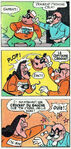 Comic featuring Captain Hook by Pete Alvarado.